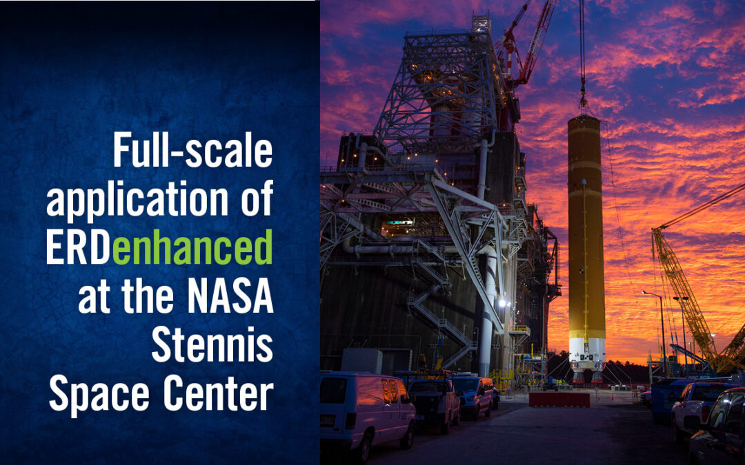 Full-scale application of ERDenhanced at the NASA Stennis Space Center